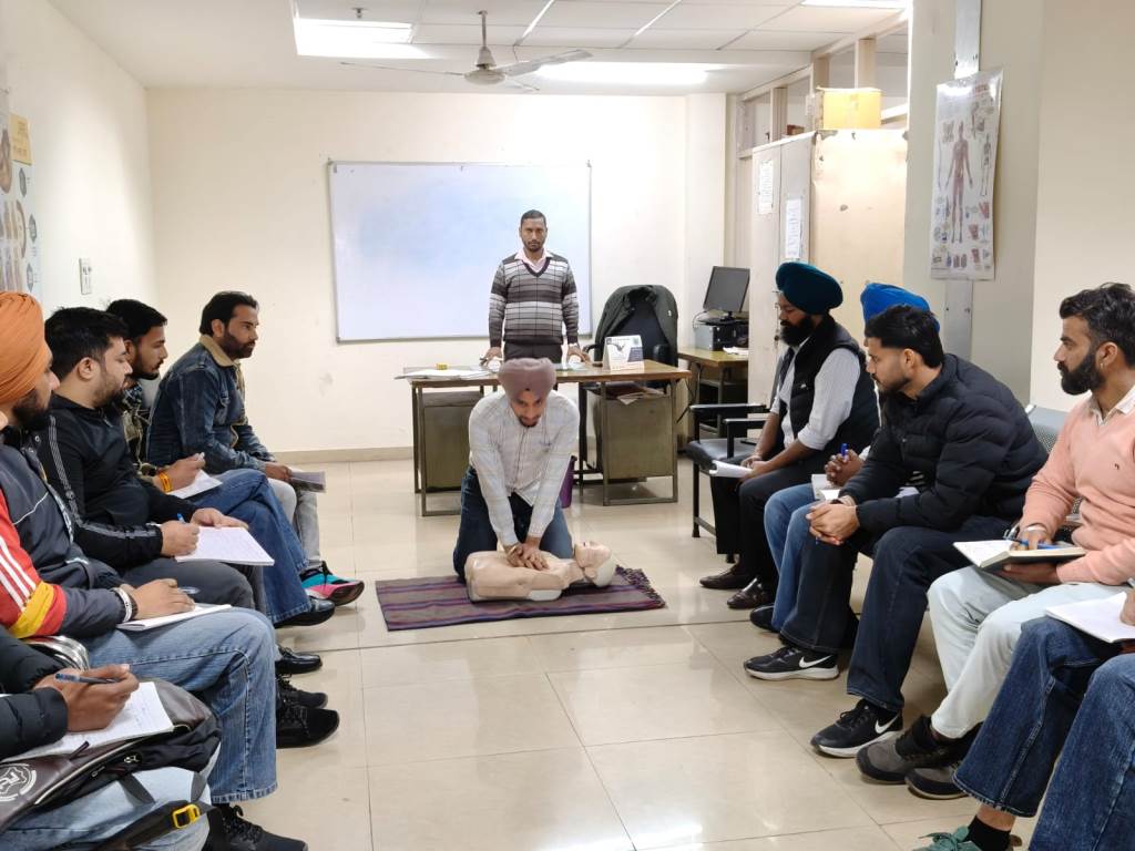 First Aid Training Camp Organized by St John Ambulance at the District Administrative Complex